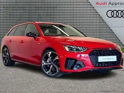 Red Used 2022 Audi A4 Black Edition Estate | £29,995 (Expensive)