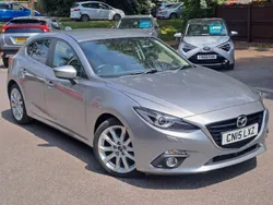 Silver Used 2015 Mazda 3 Inclusive Hatchback | £9,499 (A bit pricey)