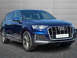 Blue Used 2022 Audi Q7 S-Line SUV | £45,395 (Good price)