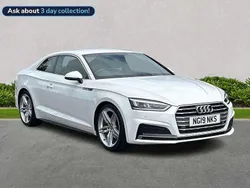 White Used 2019 Audi A5 S-Line Coupe | £18,031 (Good price)