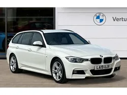 White Used 2018 BMW 320 M Sport Estate | £13,495 (Good price)