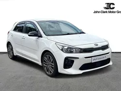 White Used 2019 Kia Rio GT-Line Hatchback | £12,500 (Fair price)