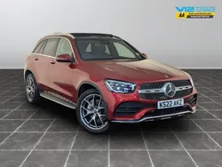 Red Used 2022 Mercedes GLC300 AMG Line Premium Estate | £35,695 (Good price)