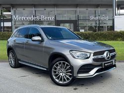 Silver Used 2021 Mercedes GLC300e AMG Line Premium SUV | £32,385 (Fair price)
