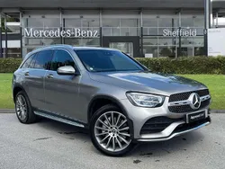 Silver Used 2021 Mercedes GLC300e AMG Line Premium SUV | £33,285 (Fair price)