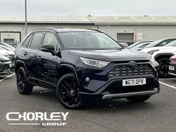 Blue Used 2021 Toyota RAV4 Hybrid SUV | £27,040 (A bit pricey)