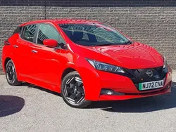Red Used 2022 Nissan Leaf Acenta Hatchback | £10,498 (Fair price)