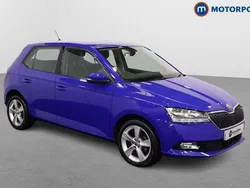 Blue Used 2021 Skoda Fabia SE L Hatchback | £12,049 (Fair price)