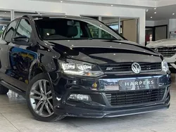 Black Used 2016 VW Polo R-line Hatchback | £11,099 (Fair price)
