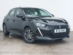 Black Used 2021 Peugeot 208 Active Premium Hatchback | £12,798 (Fair price)