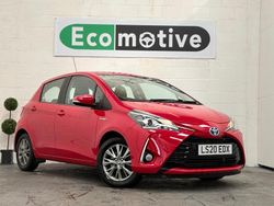 Red Used 2020 Toyota Yaris Hybrid Hatchback | £9,495