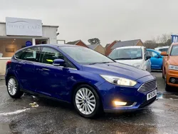 Blue Used 2016 Ford Focus Titanium X Hatchback | £7,495 (Fair price)