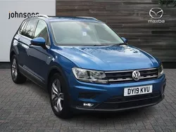 Blue Used 2019 VW Tiguan Match SUV | £14,495 (Fair price)