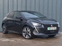 Black Used 2023 Peugeot e-208 Premium Hatchback | £16,298 (Fair price)