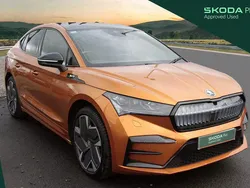 Orange Used 2023 Skoda Enyaq iV vRS SUV | £29,995 (Fair price)