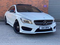 White Used 2014 Mercedes CLA220 AMG Sedan | £8,895 (Fair price)