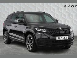 Black magic pearl effect Used 2021 Skoda Kodiaq SportLine SUV | £19,759 (Good price)