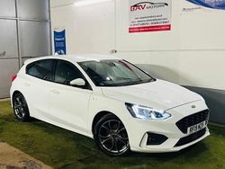 White Used 2019 Ford Focus ST-Line Hatchback | £9,995 (Fair price)