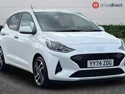 Special solid paint atlas white Used 2024 Hyundai i10 Premium Hatchback | £14,916 (Fair price)