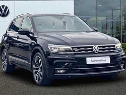 Deep black Used 2020 VW Tiguan R-line SUV | £27,215 (Fair price)