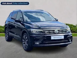 Black Used 2019 VW Tiguan Allspace R-line SUV | £23,481 (A bit pricey)