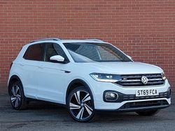 White Used 2019 VW T-Cross R-line SUV | £15,298 (Fair price)