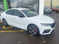 Moon white metallic Used 2023 Skoda Octavia vRS Hatchback | £25,950 (Fair price)