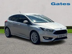 Silver Used 2018 Ford Focus ST-Line Hatchback | £11,999 (Fair price)