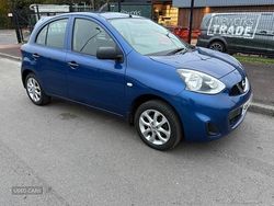 Blue Used 2016 Nissan Micra Hatchback | £4,995 (Fair price)