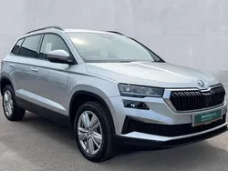 Brilliant silver metallic Used 2024 Skoda Karoq SE Drive SUV | £20,505 (Fair price)