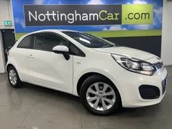 White Used 2014 Kia Rio 2 Hatchback | £6,695 (A bit pricey)