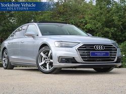 Silver Used 2021 Audi A8 Sport Sedan | £31,489