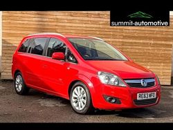 Red Used 2013 Vauxhall Zafira Design Edition MPV | £2,990 (Fair price)