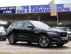 Santorini black metallic Used 2019 Jaguar F-Pace R-Sport SUV | £16,995 (Fair price)
