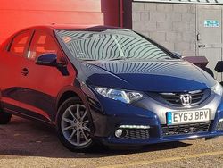 Blue Used 2013 Honda Civic EX Hatchback | £8,499 (Fair price)