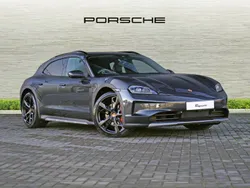 Volcano grey metallic New 2025 Porsche Taycan 4S Cross Turismo Sedan | £98,990 (Good price)