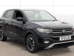 Black Used 2021 VW T-Cross S SUV | £14,533 (Fair price)