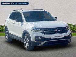 White Used 2022 VW T-Cross Black Edition SUV | £15,232 (Fair price)