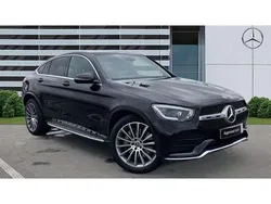 Black Used 2021 Mercedes GLC220 AMG Line Premium Coupe | £26,171 (Fair price)