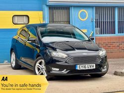 Black Used 2016 Ford Focus Titanium Hatchback | £5,250 (Fair price)
