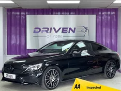 Black Used 2017 Mercedes C220 AMG line Coupe | £13,700 (Fair price)