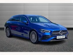 Spectral blue Used 2024 Mercedes CLA220 AMG Line Premium Sedan | £29,850 (Fair price)