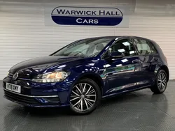 Blue Used 2018 VW Golf VII SE Hatchback | £10,195 (Good price)