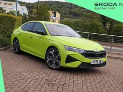 Hyper green Used 2025 Skoda Octavia vRS Hatchback | £31,695 (Expensive)