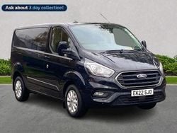 Black Used 2022 Ford Transit Custom Limited Van | £15,900 (Good price)