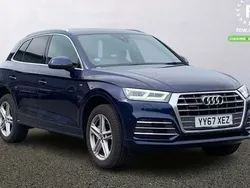 Blue Used 2017 Audi Q5 S-Line SUV | £20,399 (Fair price)