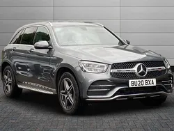Grey Used 2020 Mercedes GLC300e AMG line SUV | £24,795 (Good price)
