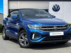 Blue Used 2023 VW T-Roc Cabriolet R-line Cabriolet | £26,280 (Fair price)