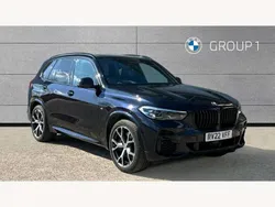Black Used 2022 BMW X5 M Sport SUV | £49,950 (Expensive)