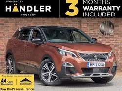 Bronze Used 2017 Peugeot 3008 GT-line SUV | £9,995 (Fair price)